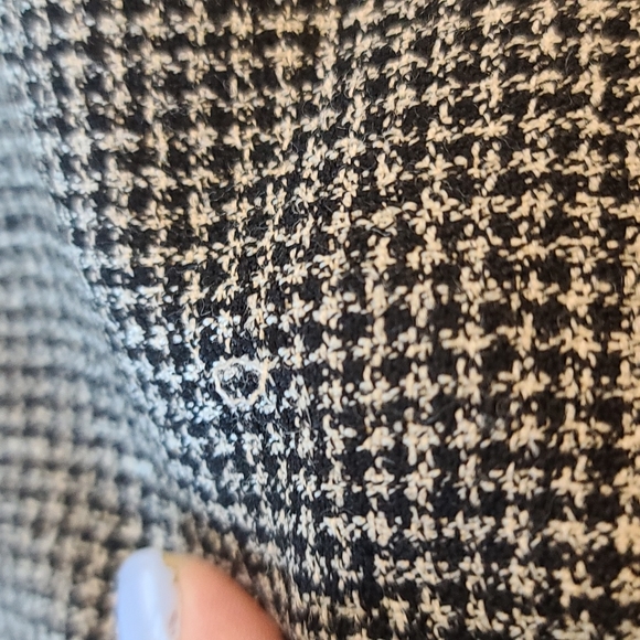 Vintage Gray Houndstooth Wool Pants Size 10p - Picture 5 of 5